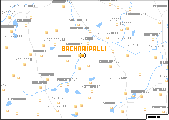 map of Bachnaipalli