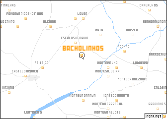 map of Bacholinhos