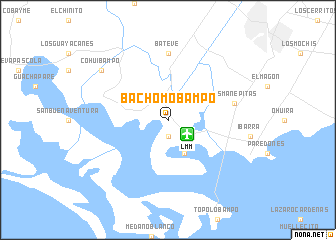 map of Bachomobampo