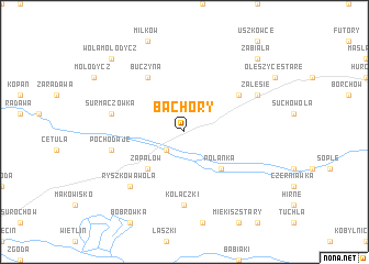 map of Bachory