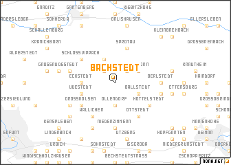 map of Bachstedt