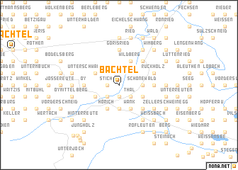 map of Bachtel