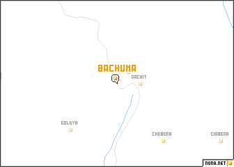 map of Bachuma