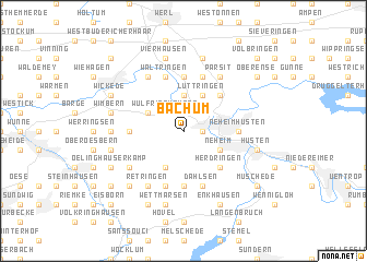 map of Bachum