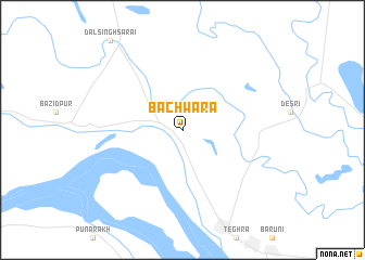 map of Bachwāra