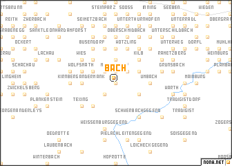 map of Bach