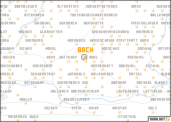 map of Bach