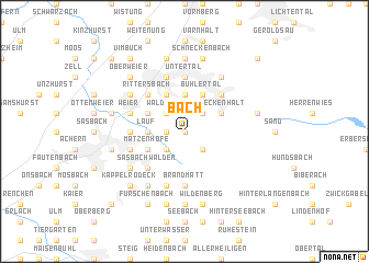 map of Bach