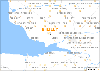 map of Bacilly