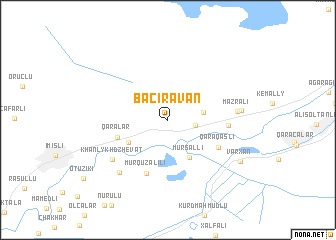 map of Bǝcirǝvan