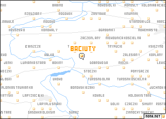 map of Baciuty