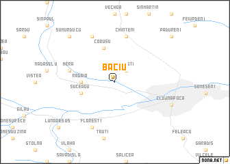 map of Baciu