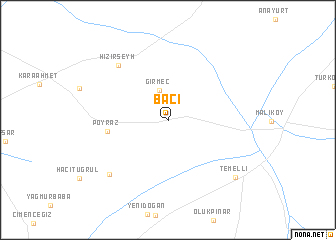 map of Bacı