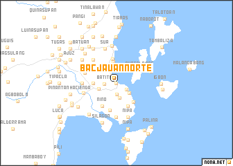 map of Bacjauan Norte