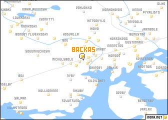 map of Backas