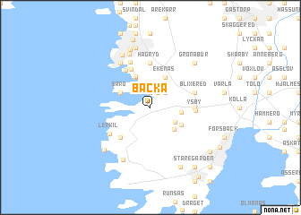 map of Backa