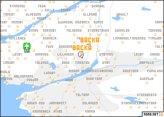 map of Backa