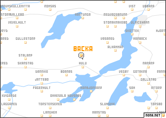 map of Backa