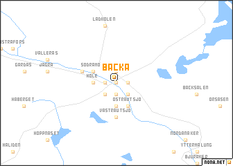 map of Backa
