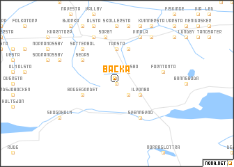 map of Backa