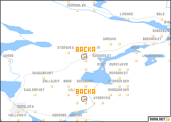 map of Backa