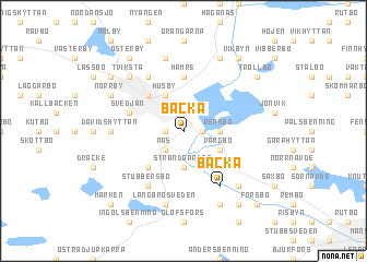 map of Backa