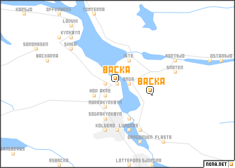 map of Backa