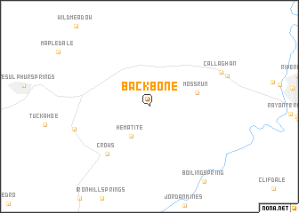 map of Backbone