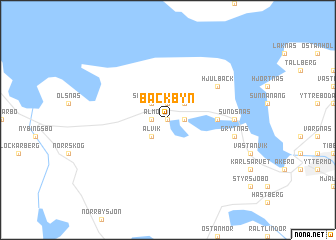 map of Backbyn