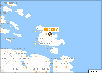 map of Backby