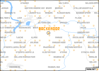 map of Backemoor