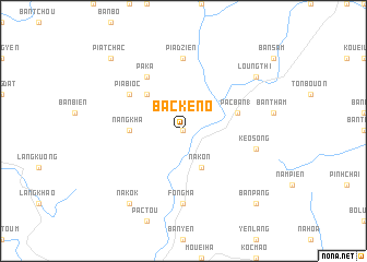 map of Bac Keno