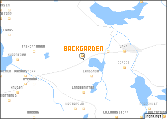 map of Backgården