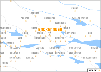 map of Backgården