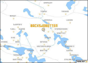 map of Backsjöbotten