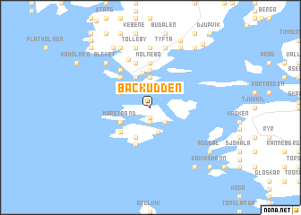 map of Backudden