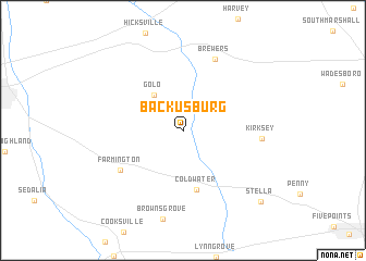map of Backusburg