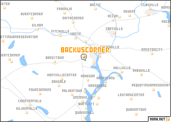 map of Backus Corner