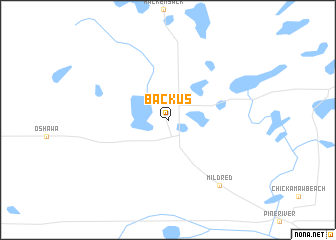 map of Backus