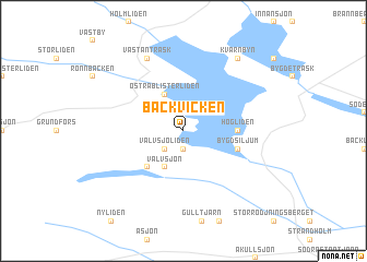 map of Backvicken