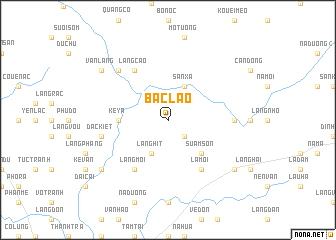 map of Bac Lao