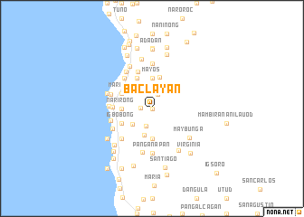 map of Baclayan