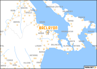 map of Baclayon