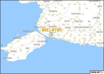 map of Baclayon