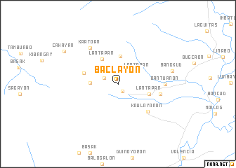 map of Baclayon