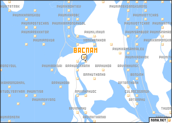 map of Bắc Nam