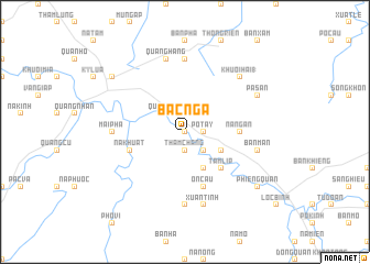 map of Bắc Ngà