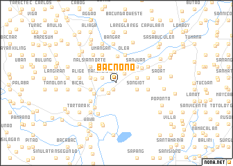 map of Bacnono