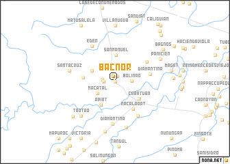 map of Bacnor