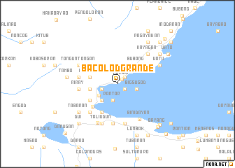 map of Bacolod Grande